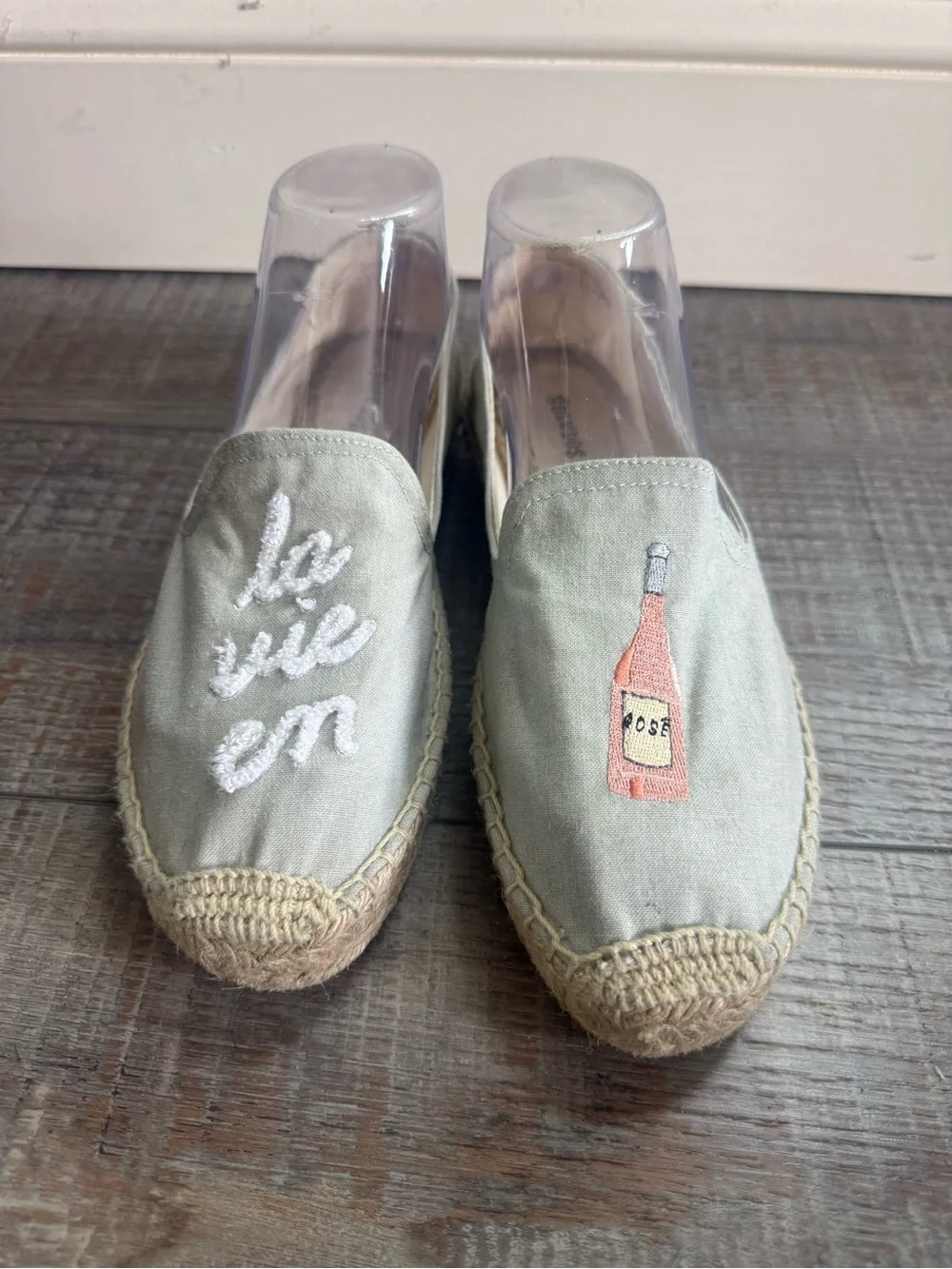 Soludos La Vie En Rose slipper Espadrilles sz9 Anthropologie